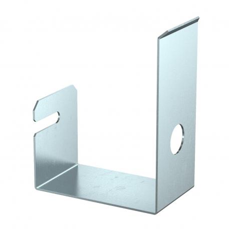 Pressure clip for wall mounting, duct height 120 mm