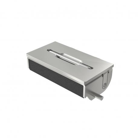 Cord outlet with handle clamp 