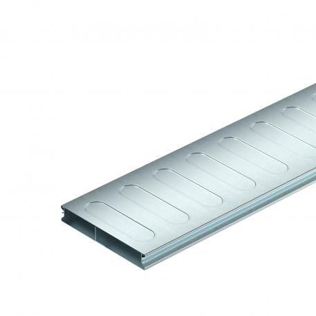 Underfloor duct, 2 pieces, 2-compartment, duct height 28 mm
