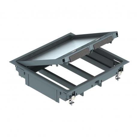 GES9/10 service trunking for OKA-T, 3-compartment 10 |  | Handle | Iron grey; RAL 7011