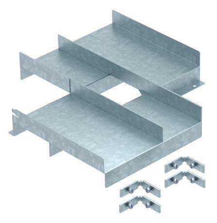 OKA-T separating element, intersection for trunking width 400 mm with 300 mm 
