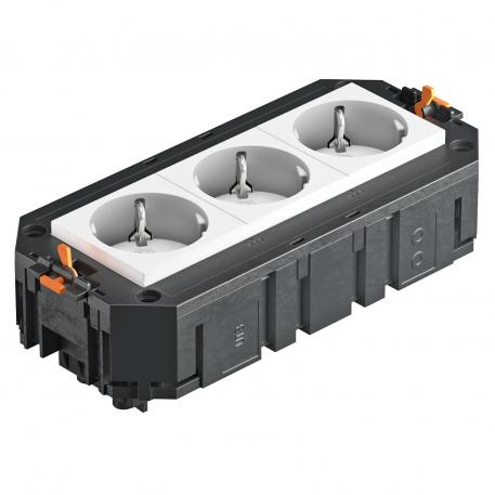 UTC3 con 3 tomas de corriente con toma de tierra 175