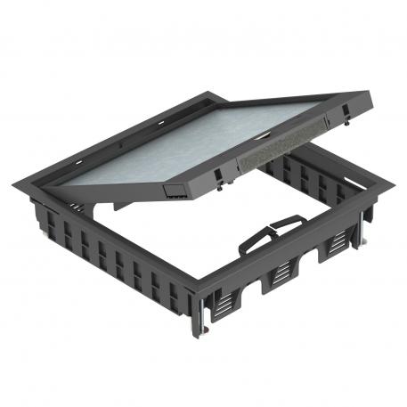 Conjunto portamecanismos GES9-3B con asidero 5 | 9 | Asidero | negro grafito; RAL 9011