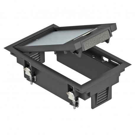 Conjunto portamecanismos GES2 con asidero 5 | 2 | negro grafito; RAL 9011