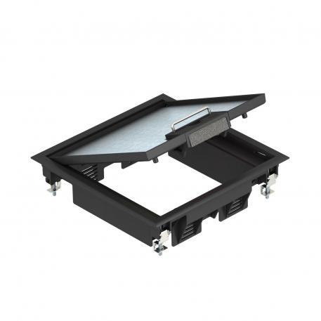 Conjunto portamecanismos GES4 con asidero 5 | 4 | negro grafito; RAL 9011