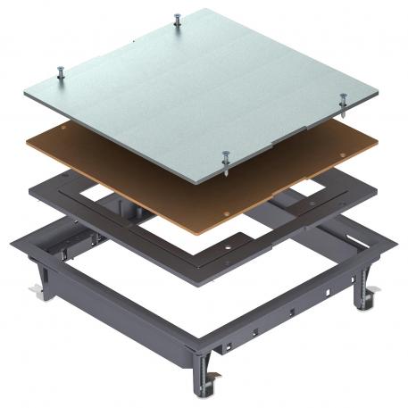 ZES9 inspection cover 5 | 10 | 9 | Iron grey; RAL 7011