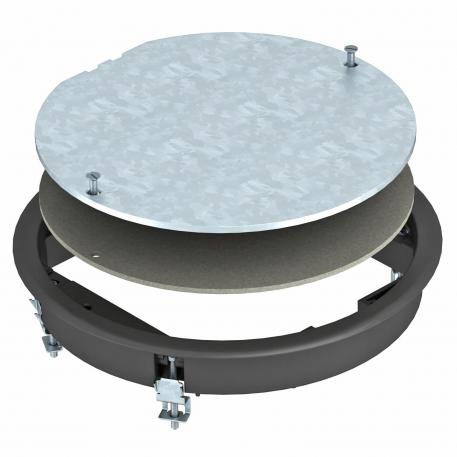 Tapa de registro ZESR4 universal 5 |  | R4 | negro grafito; RAL 9011