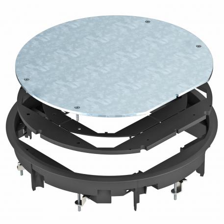 Tapa de registro ZESR9 universal 5 | 12 | R9 | negro grafito; RAL 9011