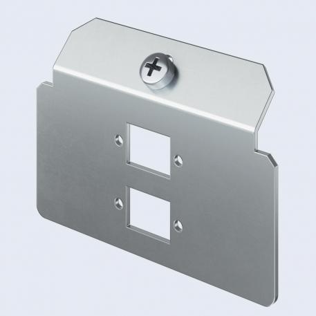 Support plate 3x type LC-Duplex for mounting support