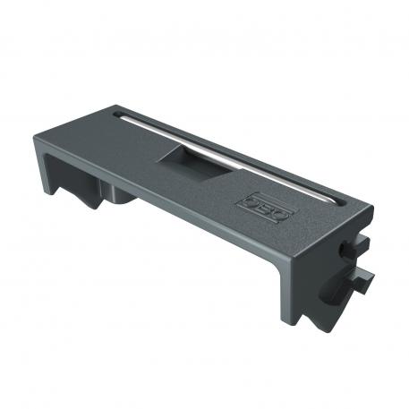 Salida de cable de tamaño nominal 9 con junta de protección contra el polvo, gris hierro