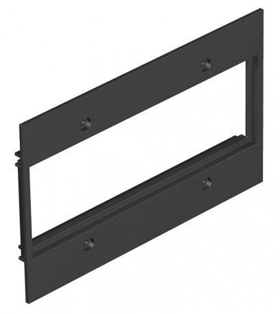 Tapa Telitank T12L, abertura de montaje Modul 45® negro grafito; RAL 9011