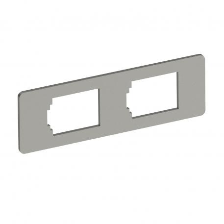 Mounting plate 2 x data socket type B for System 55