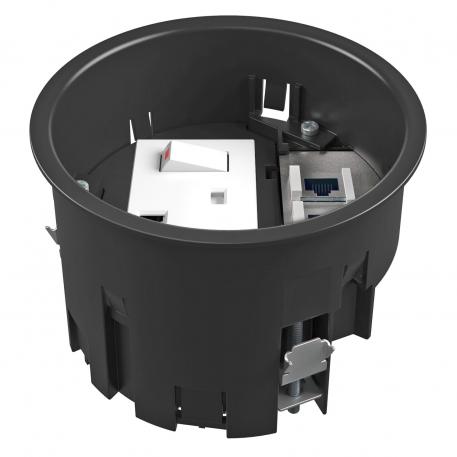 Installation socket, 1.5 empty Empty housing