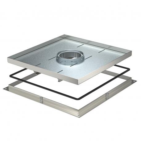 Tapa y marco para carga pesada para tubo, RKFSL, tamaño nominal 350-3, clase de carga 2  | 14 | 20