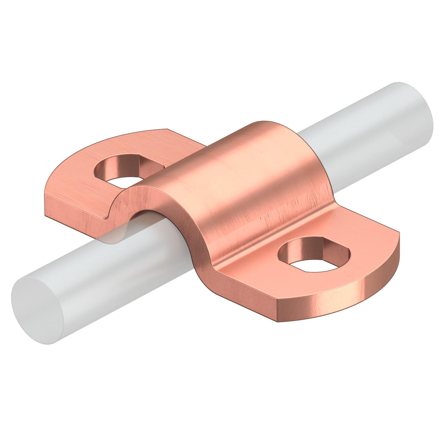 Cable bracket, upper part for Rd 810 mm, copper OBO