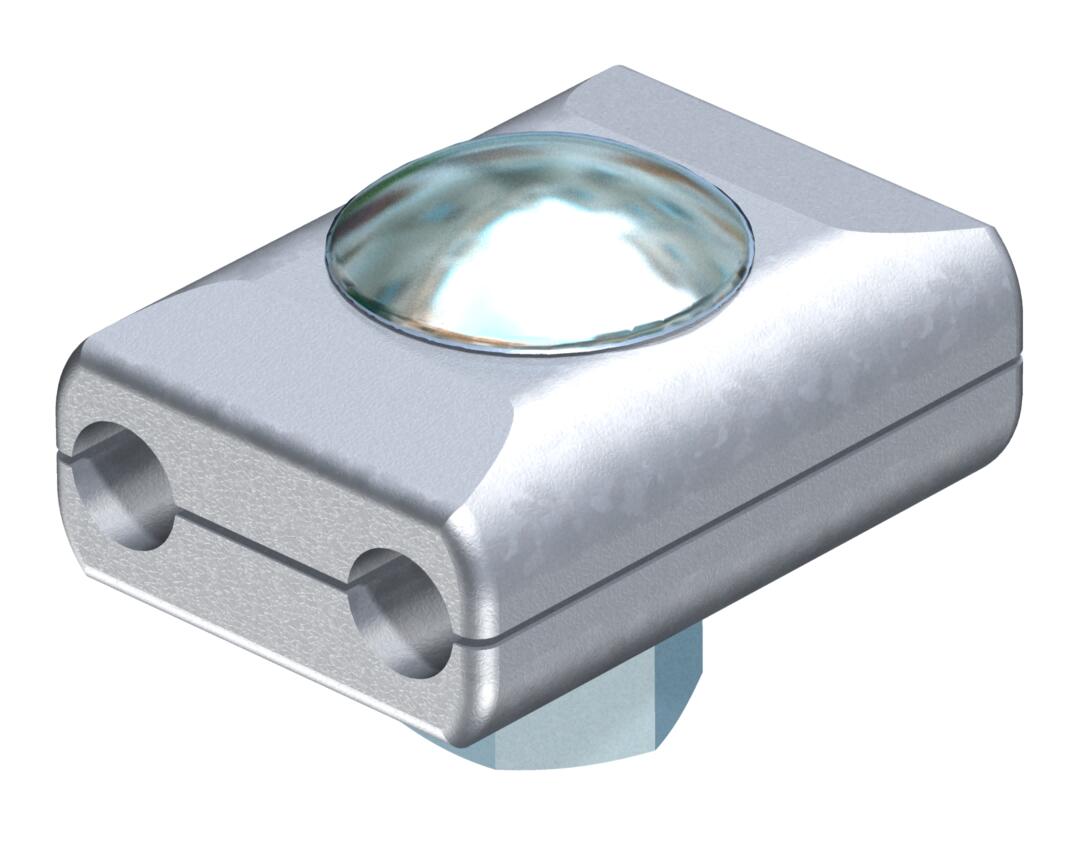 Parallel connector Rd 8 mm, M10 x 30 OBO