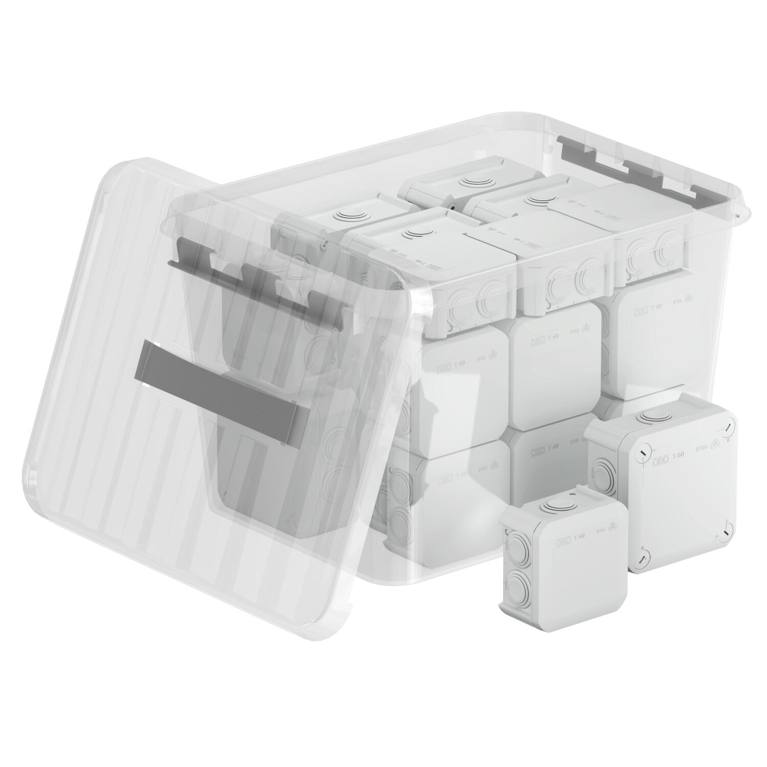 Junction box, T series, with Promo Box plugin seals OBO